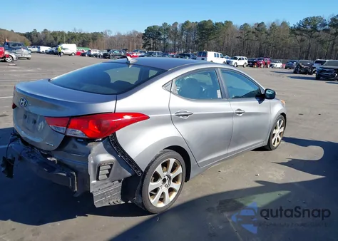 2011 Hyundai Elantra Limited (Ulsan Plant) from USA, damaged, VIN KMHDH4AE6BU082075